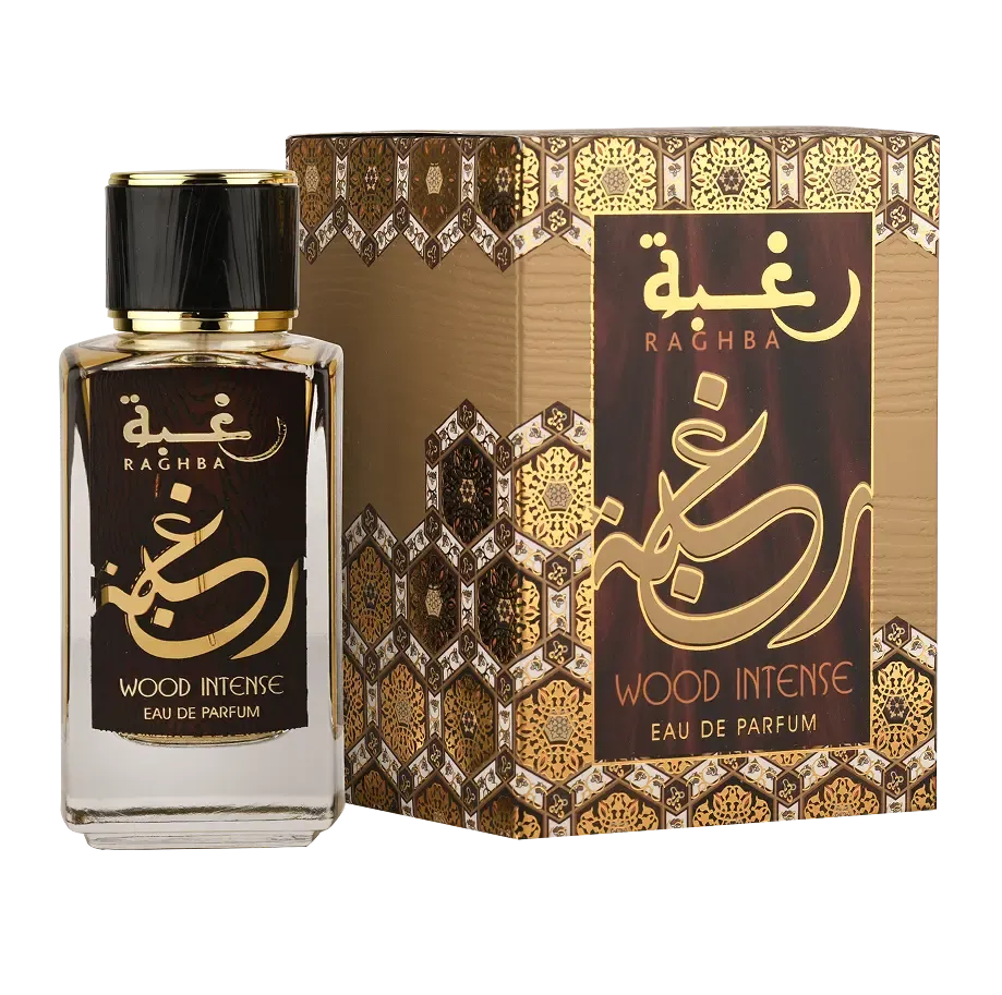 Raghba wood intense bottle